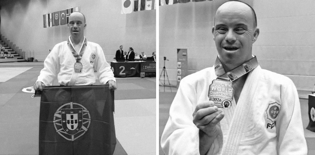 Paulo Lino é campeão do mundo de judo e leva Portugal ao topo na Suécia