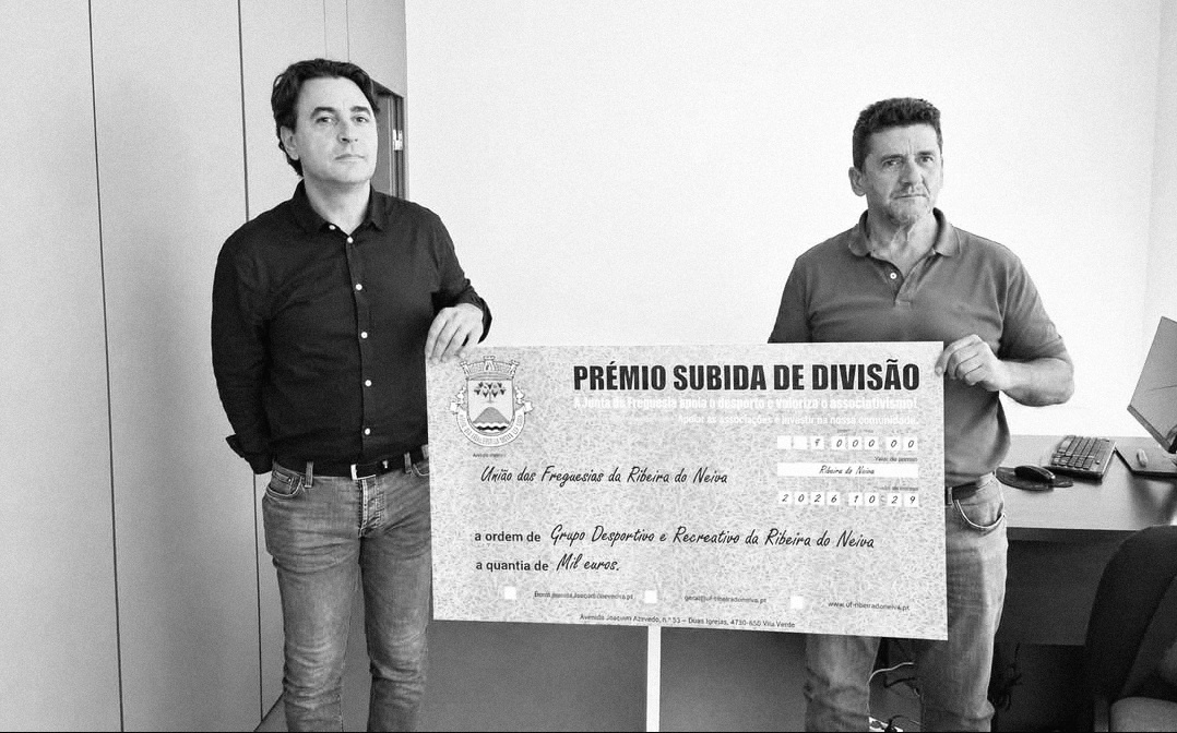 GDR Ribeira do Neiva recebe prémio de mil euros após subida à Divisão de Honra